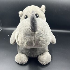 Aurora Happy Rhino‎ Snout Forward Star From Happy Hippo & Friends Plushie 12"